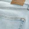 Açık Renk Yıkanmış Dar Kesim Düz Paça Kot Pantolon Açık Renk Yıkanmış Dar Kesim Düz Paça Kot Pantolon