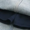 Açık Renk Yıkanmış Denim Mini Etek Açık Renk Yıkanmış Denim Mini Etek