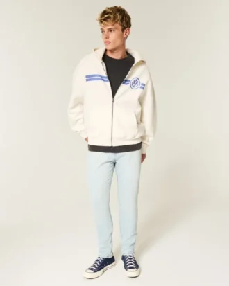 Açık Renkli Atletik Skinny Jean