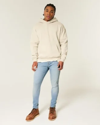 Açık Renkli Atletik Skinny Jean