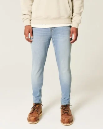 Açık Renkli Atletik Skinny Jean