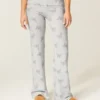 Always Cozy Örgü Katlamalı Bel Geniş Paça Pantolon