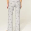 Always Cozy Örgü Katlamalı Bel Geniş Paça Pantolon