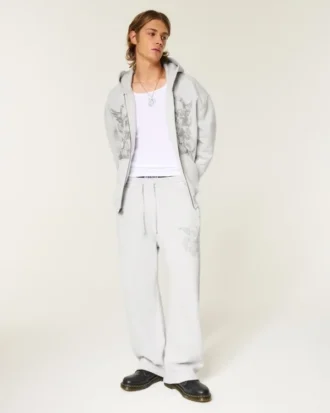 Angel Grafik Süper Bol Sweatpants