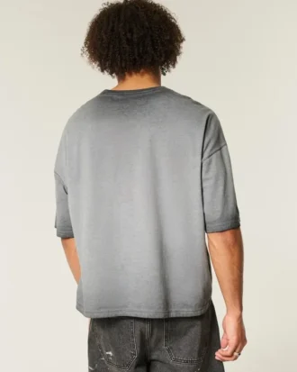 Ağır Kumaşlı Crew T-Shirt