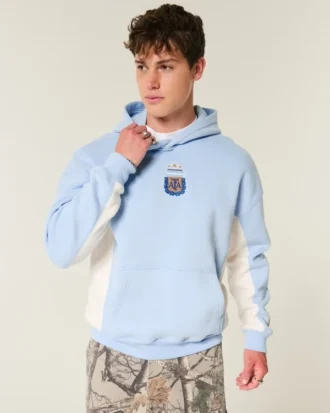 Arjantin Futbol Federasyonu Grafik Kapüşonlu Sweatshirt