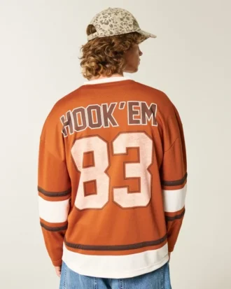 Austin’deki Texas Üniversitesi Longhorns Grafik Hokey Forması