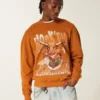 Austin’deki Texas Üniversitesi Longhorns Grafikli Crew Sweatshirt