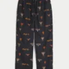 Austin Longhorns Grafik Flanel Pantolon