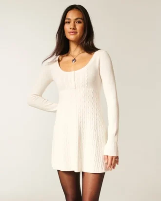Babydoll Kazak Mini Elbise