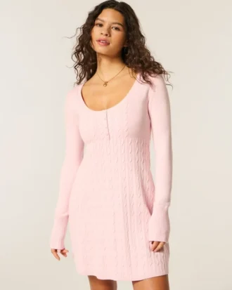 Babydoll Kazak Mini Elbise