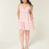 Babydoll Mini Elbise Babydoll Mini Elbise