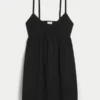 Babydoll Mini Elbise Babydoll Mini Elbise