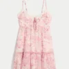 Babydoll Mini Elbise Babydoll Mini Elbise