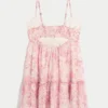Babydoll Mini Elbise Babydoll Mini Elbise
