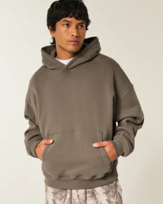 Baggy Cinch Kapüşonlu Sweatshirt