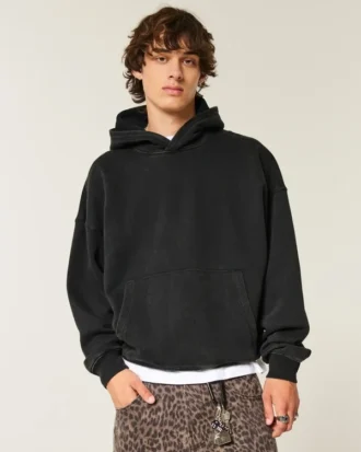 Baggy Cinch Kapüşonlu Sweatshirt
