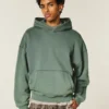 Baggy Cinch Kapüşonlu Sweatshirt