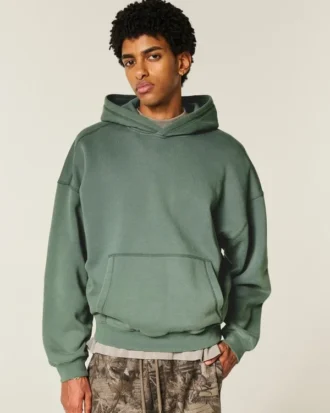 Baggy Cinch Kapüşonlu Sweatshirt