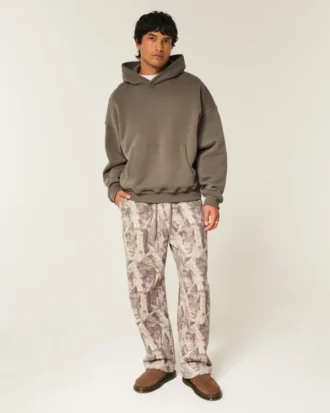 Baggy Cinch Kapüşonlu Sweatshirt