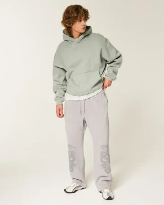 Baggy Cinch Kapüşonlu Sweatshirt