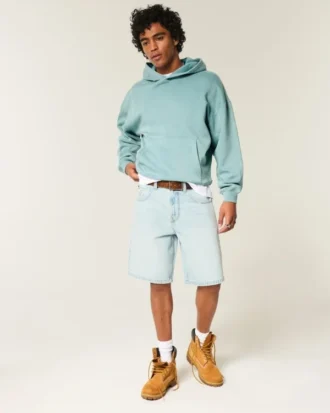 Baggy Cinch Kapüşonlu Sweatshirt