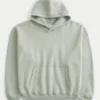 Baggy Cinch Kapüşonlu Sweatshirt