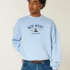 Baggy Cinch Key West Grafikli Crew Sweatshirt Baggy Cinch Key West Grafikli Crew Sweatshirt