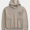 Baggy Cinch Spider Grafik Kapüşonlu Sweatshirt Baggy Cinch Spider Grafik Kapüşonlu Sweatshirt