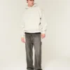 Baggy Cinch Star Aplike Kapüşonlu Sweatshirt Baggy Cinch Star Aplike Kapüşonlu Sweatshirt