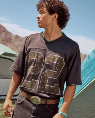 Baggy Pattern Grafik Jersey