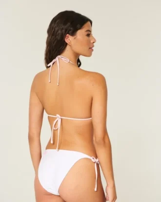 Bahar Tatili Halter Üçgen Bikini Üstü
