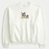 Bol Cinch Tom ve Jerry Grafikli Crew Sweatshirt Bol Cinch Tom ve Jerry Grafikli Crew Sweatshirt