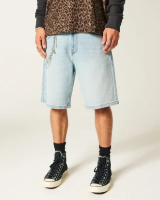 Bol Denim Şort
