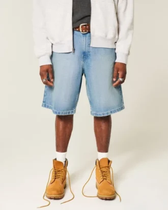 Bol Denim Şort