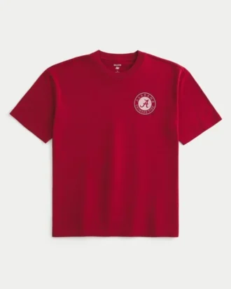 Boxy Alabama Crimson Tide Grafik Tişört