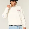 Boxy Arizona Üniversitesi Wildcats Grafik Kapüşonlu Sweatshirt