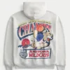 Boxy Arizona Üniversitesi Wildcats Grafik Kapüşonlu Sweatshirt