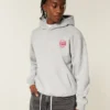 Boxy Arsenal FC Grafik Kapüşonlu Sweatshirt Boxy Arsenal FC Grafik Kapüşonlu Sweatshirt