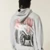 Boxy Arsenal FC Grafik Kapüşonlu Sweatshirt Boxy Arsenal FC Grafik Kapüşonlu Sweatshirt