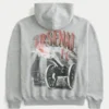 Boxy Arsenal FC Grafik Kapüşonlu Sweatshirt Boxy Arsenal FC Grafik Kapüşonlu Sweatshirt