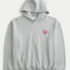 Boxy Arsenal FC Grafik Kapüşonlu Sweatshirt Boxy Arsenal FC Grafik Kapüşonlu Sweatshirt