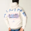 Boxy BWT Alpine Formula 1 Takımı Grafik Kapüşonlu Sweatshirt Boxy BWT Alpine Formula 1 Takımı Grafik Kapüşonlu Sweatshirt