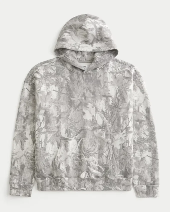 Boxy Camo Kapüşonlu Sweatshirt Boxy Camo Kapüşonlu Sweatshirt