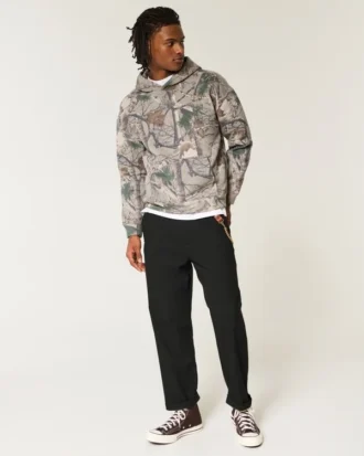 Boxy Camo Kapüşonlu Sweatshirt Boxy Camo Kapüşonlu Sweatshirt