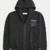 Boxy Class of 26 Grafik Fermuarlı Kapüşonlu Sweatshirt Boxy Class of 26 Grafik Fermuarlı Kapüşonlu Sweatshirt