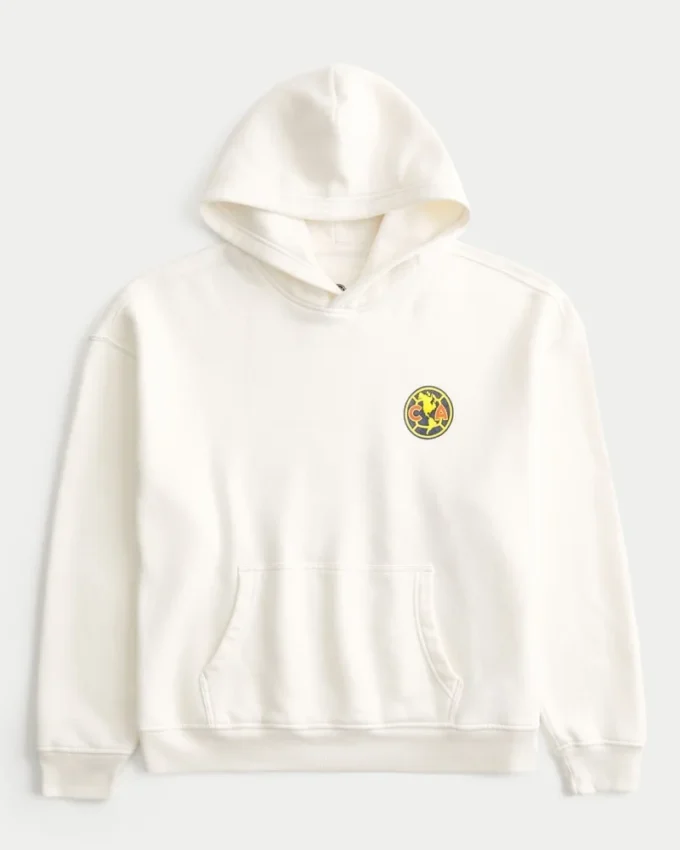 Boxy Club América Las Águillas Grafik Kapüşonlu Sweatshirt Boxy Club América Las Águillas Grafik Kapüşonlu Sweatshirt