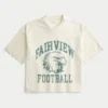 Boxy Crop Fairview Futbol Grafikli Jersey Boxy Crop Fairview Futbol Grafikli Jersey