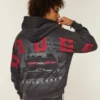 Boxy Dodge Challenger Grafik Kapüşonlu Sweatshirt Boxy Dodge Challenger Grafik Kapüşonlu Sweatshirt