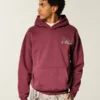 Boxy Florida State University Seminoles Grafik Kapüşonlu Sweatshirt